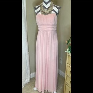City Triangles Long Halter Style Dress